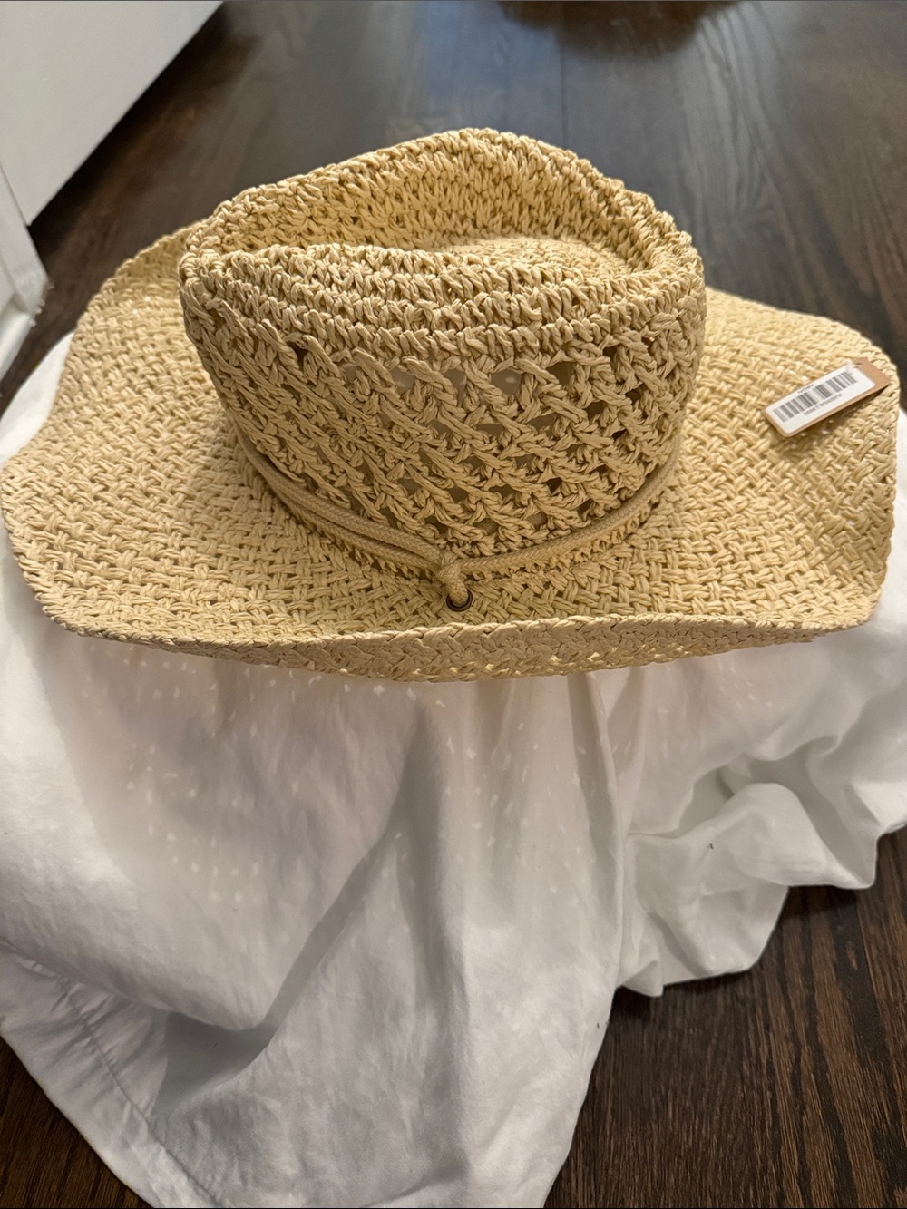 Woven Straw Sun Hat in Natural - Lightweight Summer Fedora